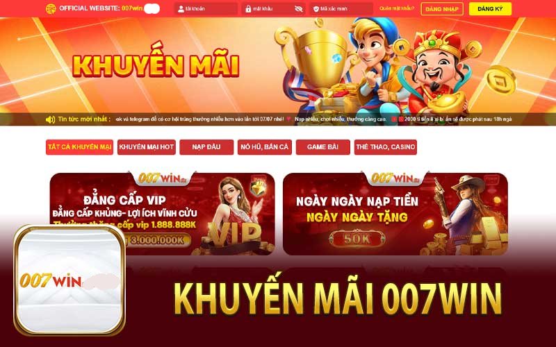 Khuyến mãi 007win